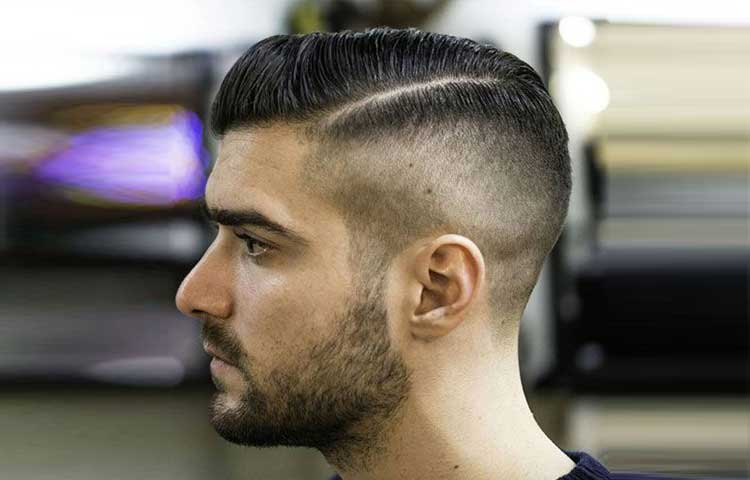 Side part Hairstyle for square face male