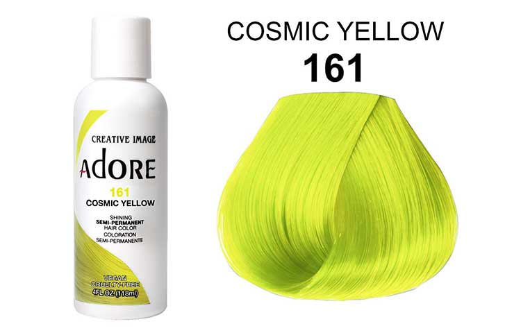 Adore temporary yellow hair dye color