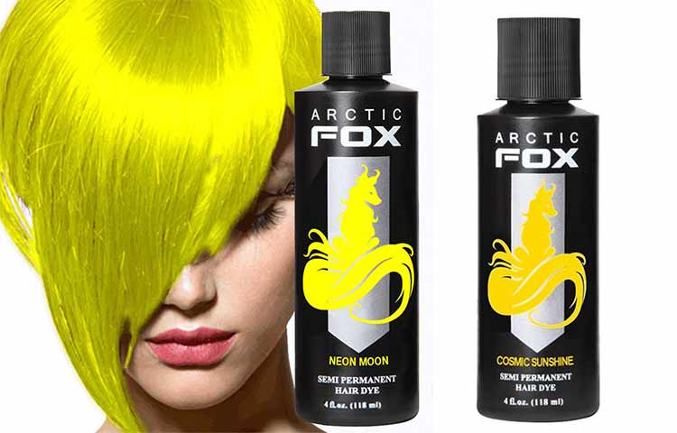 Arctic fox Yellow hair dye