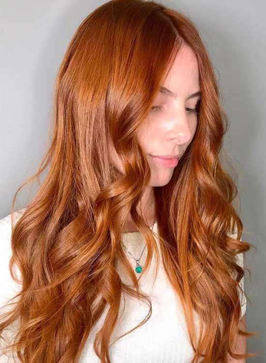 Copper Ginger hair color