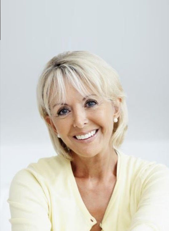 Hairstyles for square face women over 60