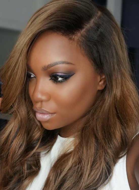 Best Hair Color for Dark Skin Tone, African American Chart & Ideas for ...