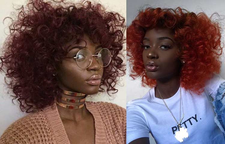 Best Hair Color for Dark Skin Tone, African American Chart ...